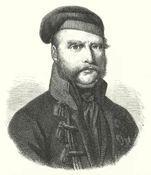Federico Guillermo, Duque de Brunswick-Wolfenbüttel, soldado alemán que lideró a los Brunswickers Negros contra los franceses durante la ocupación de Alemania en las Guerras Napoleónicas