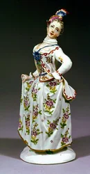 Figura de una dama de Fuerstenberg