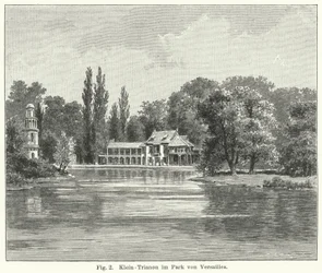 Diseño de jardín: Petit Trianon, Versalles, Francia