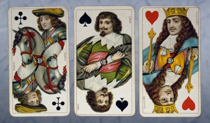 Cartas alemanas para el juego de Trappola, edición Dondorf