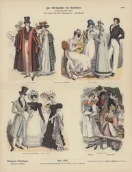 Trajes alemanes, primera mitad del siglo XIX