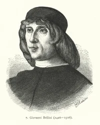 Giovanni Bellini, pintor renacentista italiano (grabado)