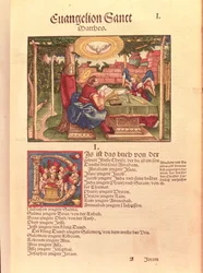 Evangelio de San Mateo, Libro I, de la Biblia de Lutero, c.1530