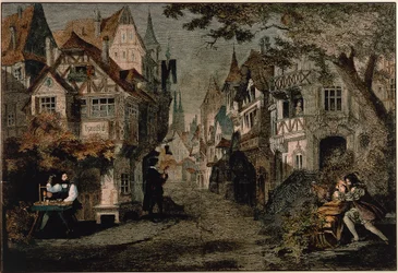 Hans Sachs, Escena 2 de 