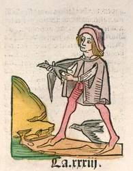 Hortus Sanitatis [El jardín de la salud] de Jacob Meydenbach publicado en 1491 (grabado en madera)