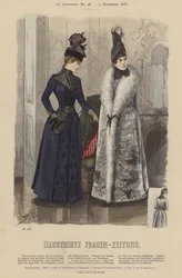 Ilustración para Illustrirte Frauen-Zeitung (litografía a color)