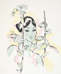 Ilustración de Styl, pub.1922 (pochoir print)