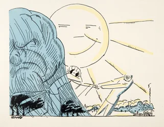 Ilustración de Styl, pub.1922 (pochoir print)