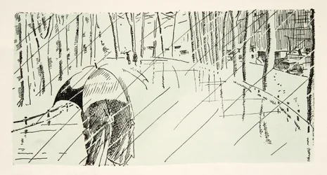 Ilustración de Styl, pub.1922 (pochoir print)