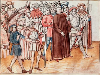 Jan Hus es capturado y condenado a la hoguera