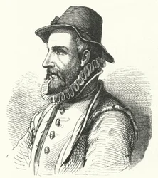 Johann Fischart, escritor y satírico alemán (grabado)