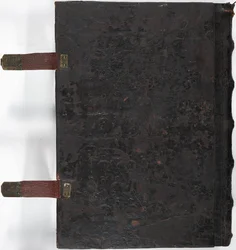 Lewis E 161, Misal, contraportada, Franconia, posiblemente Forchheim, Alemania