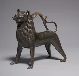 Aquamanile de león, 1200-50