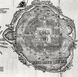 Mapa de Tenochtitlan de 