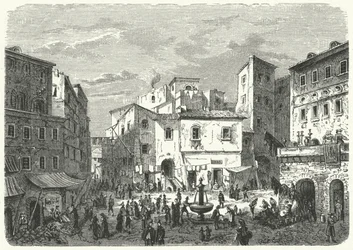 Mercado en el gueto romano