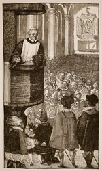 Martín Lutero predicando, c.1517