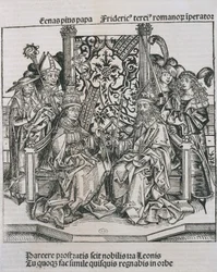 Encuentro entre el Papa Pío II y Federico III, Emperador de Alemania