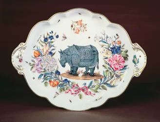 Soporte de Meissen para el centro de mesa del servicio de Northumberland, c.1745
