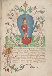 Sra. Sloane 2560, f.15 de los Tratados alquímicos, finales del siglo XV (vitela)