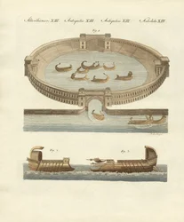 Naumaquia de los antiguos