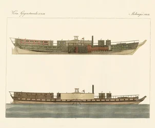 Comercio de barcos de vapor en América del Norte