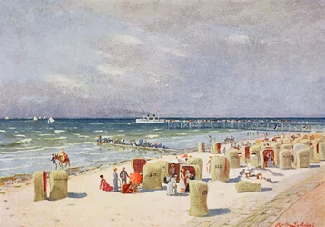 En la playa de Norderney