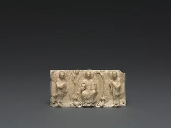 Placa de un altar portátil: Cristo y los apóstoles, Valle del Bajo Rin