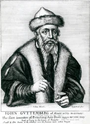 Retrato de Johannes Gutenberg
