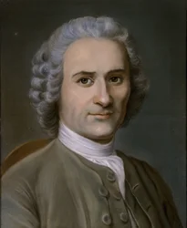 Retrato de un hombre con peluca empolvada
