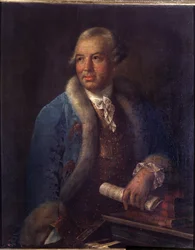 Retrato del compositor alemán Christoph Willibald Gluck