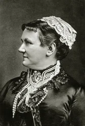 La reina Carola de Sajonia, hacia 1890