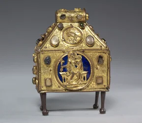 Relicario en forma de bolsa, c.1320