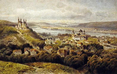 Remagen, Alemania (litografía en color)