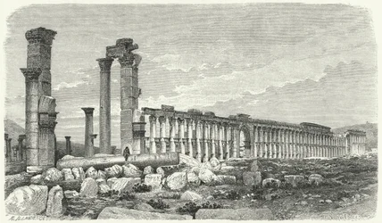 Ruinas de la ciudad de Palmira, Siria