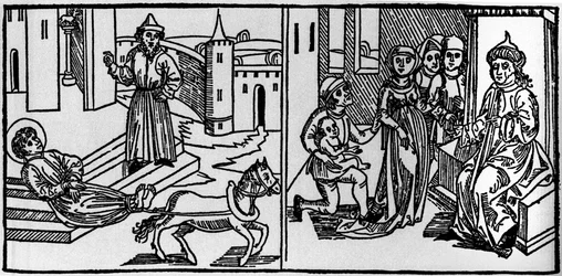 San Saturnino fue el fundador del cristianismo en Toulouse a mediados del siglo III. En aquella época los cristianos eran perseguidos: san Saturnino fue una de las víctimas de los paganos. Su cuerpo, atado a la cola de un toro, fue arrastrado cerca de