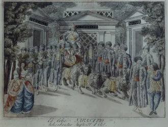 Escena de La flauta mágica de Wolfgang Amadeus Mozart