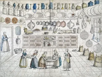 Sirvientes en la cocina, Alemania