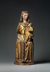 Santuario de la Virgen, panel cerrado, c.1300