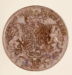 Taler de plata de Federico Cristián, Margrave de Brandeburgo-Bayreuth (1708-1769)