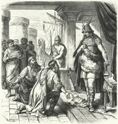 Enviados eslavos ante Rurik, príncipe de la Rus de Kiev, siglo IX