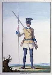 Ropa de soldado - en "My Dreams" del Conde de Sajonia