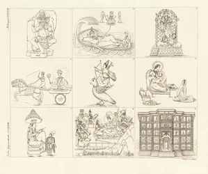 Algunas descripciones de la mitología india