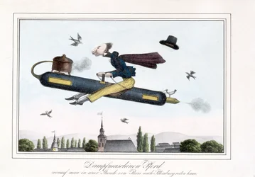 Vuelo a vapor, 1829-45