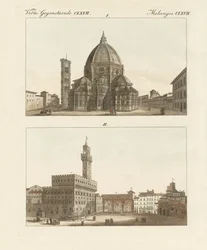 Edificios extraños en Florencia