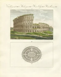 El Coliseo o el anfiteatro del Emperador Flavio Vespasiano