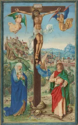 La Crucifixión, finales del siglo XV (temple y oro sobre pergamino)