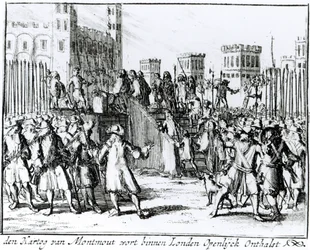 La ejecución del duque de Monmouth y Buccleuch (1649-85) (grabado)