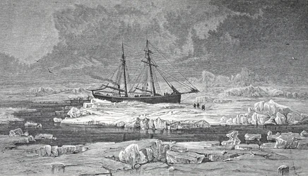 El Germania en el hielo, pub. Londres 1874