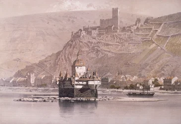 La Fortaleza de la Isla de Pfalzgrafenstein y el Castillo Gutenfels en Kaub