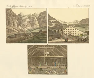 El baño de Leuker en el Cantón de Wallis
